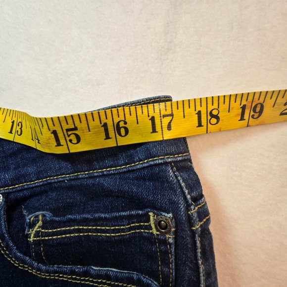 Harley Davidson Jeans Womens Size 31 35x33 Dark Wash Stretch Straight Motorcycle - Picture 13 of 15